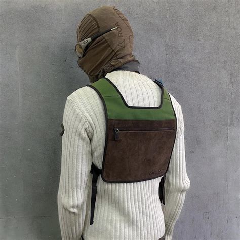 miu miu chest rig|MIU MIU 1999 CHEST RIG. Green and Brown. Brown .